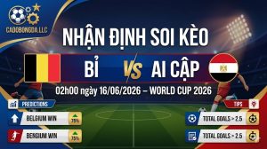 Nhận định soi kèo Bỉ vs Ai Cập 02h00 ngày 16/06/2026 – World Cup 2026