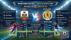 Nhận định soi kèo Haiti vs Scotland 08h00 ngày 14/06/2026 – World Cup 2026: Bản lĩnh Lữ đoàn Tartan