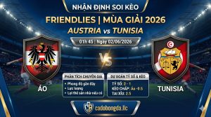 Nhận định soi kèo Austria vs Tunisia 01h 45 ngày 02/06/2026 – Friendlies