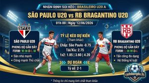 Nhận định soi kèo São Paulo U20 vs RB Bragantino U20 01h 00 ngày 12/06/2026 – Brasileiro U20 A