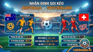 Nhận định soi kèo Australia vs Switzerland 02h 00 ngày 07/06/2026 – Friendlies