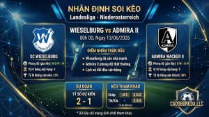 Nhận định soi kèo Wieselburg vs Admira II 00h 00 ngày 13/06/2026 – Landesliga - Niederosterreich