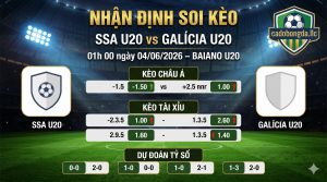 Nhận định soi kèo SSA U20 vs Galícia U20 01h 00 ngày 04/06/2026 – Baiano U20