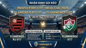 Nhận định soi kèo Flamengo RJ U17 vs Fluminense U17 04h 00 ngày 03/06/2026 – Brasileiro U17